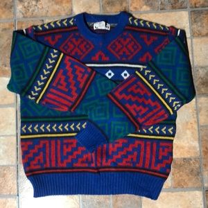 Vintage Sweater, Ski Sweater, 80’s Sweater
